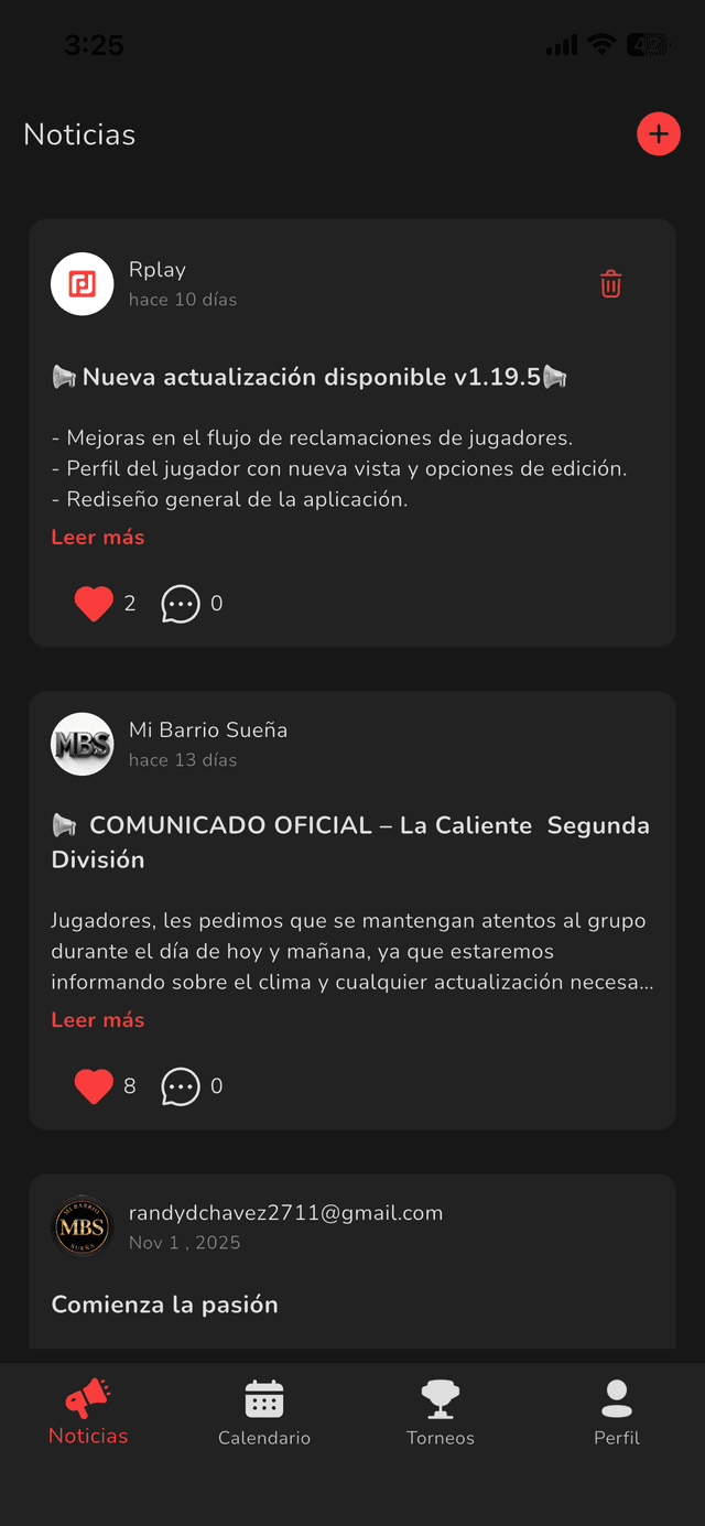 Noticias y comunicados