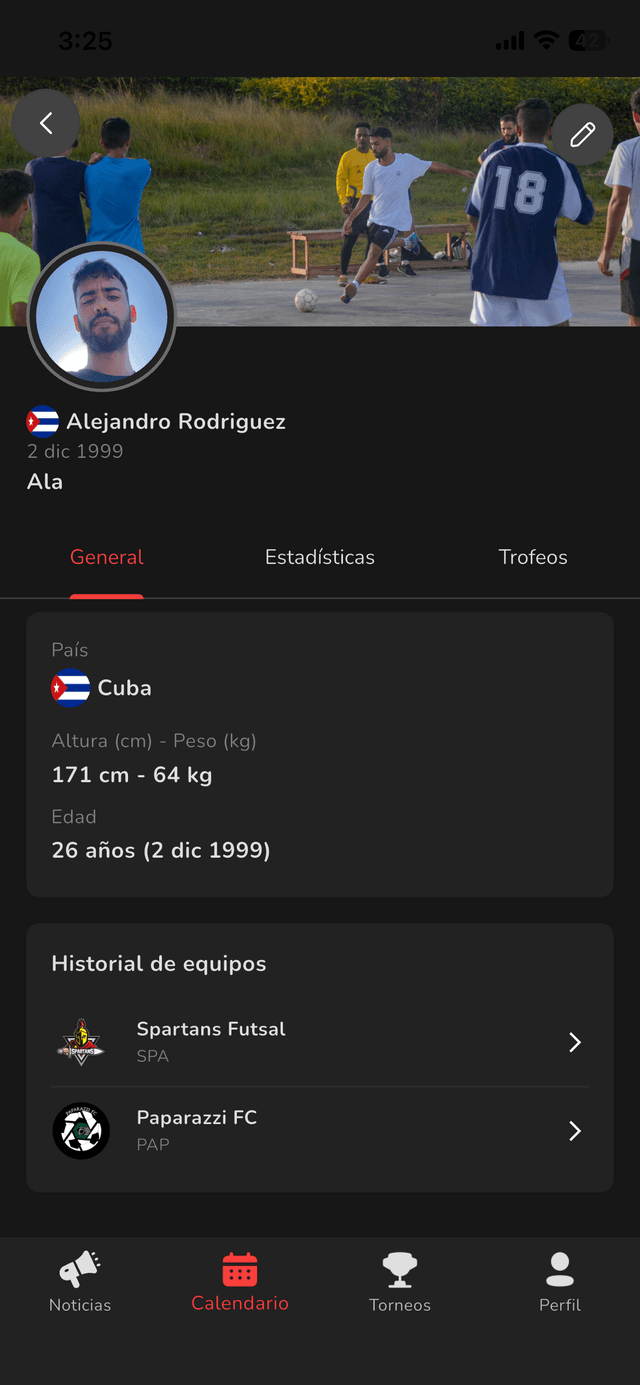Perfil de jugador